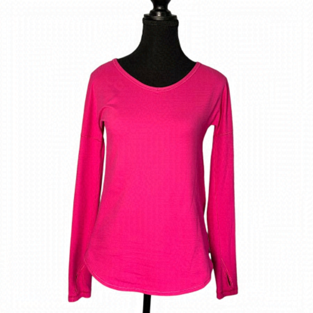 Ivivva Girls' Hot Pink Long Sleeve Tee